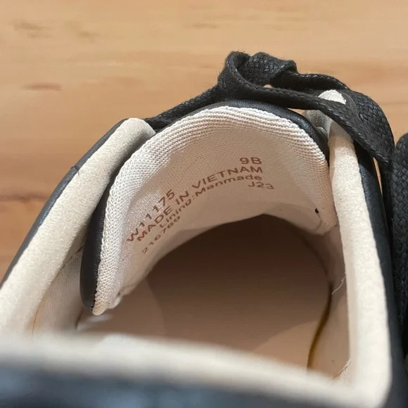 NWOB Cole Haan Women’s Grand Crosscourt Li Black Leather Sneakers Size 9 - Picture 9 of 9